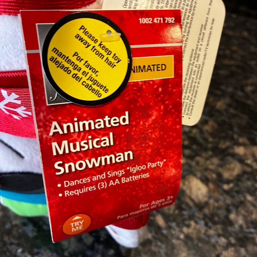 NWT Gemmy Holiday Break Dancing Spinning Singing Animated Snowman 🎶 - Picture 2 of 4